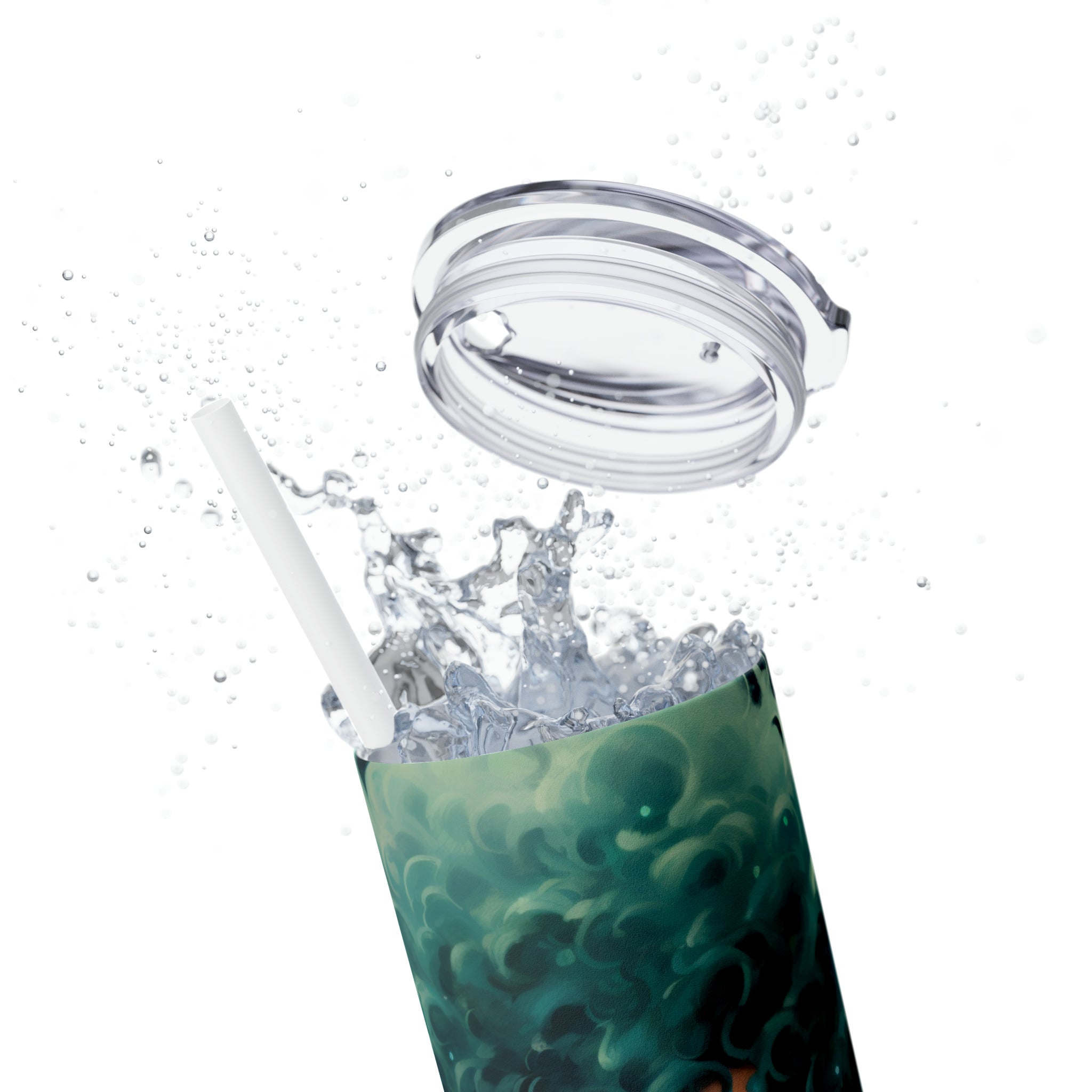Blue Comet Cutie Skinny Tumbler with Straw, 20oz