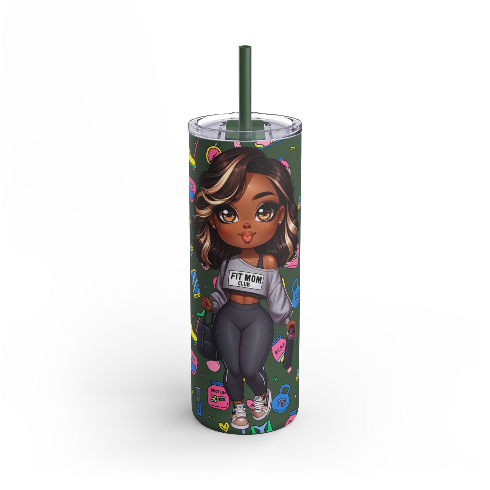 Fit mom club Skinny Matte Tumbler, 20oz