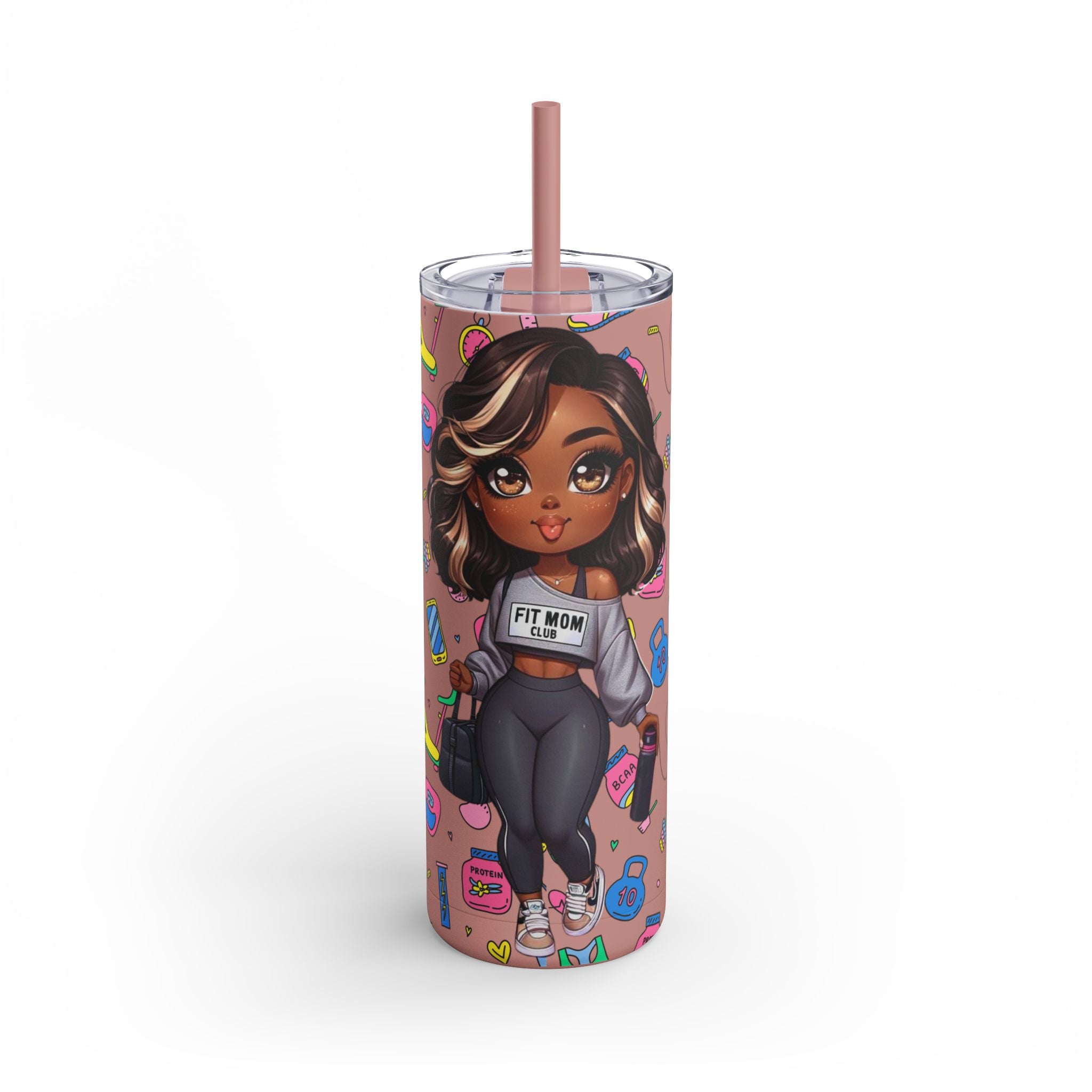 Fit mom club Skinny Matte Tumbler, 20oz