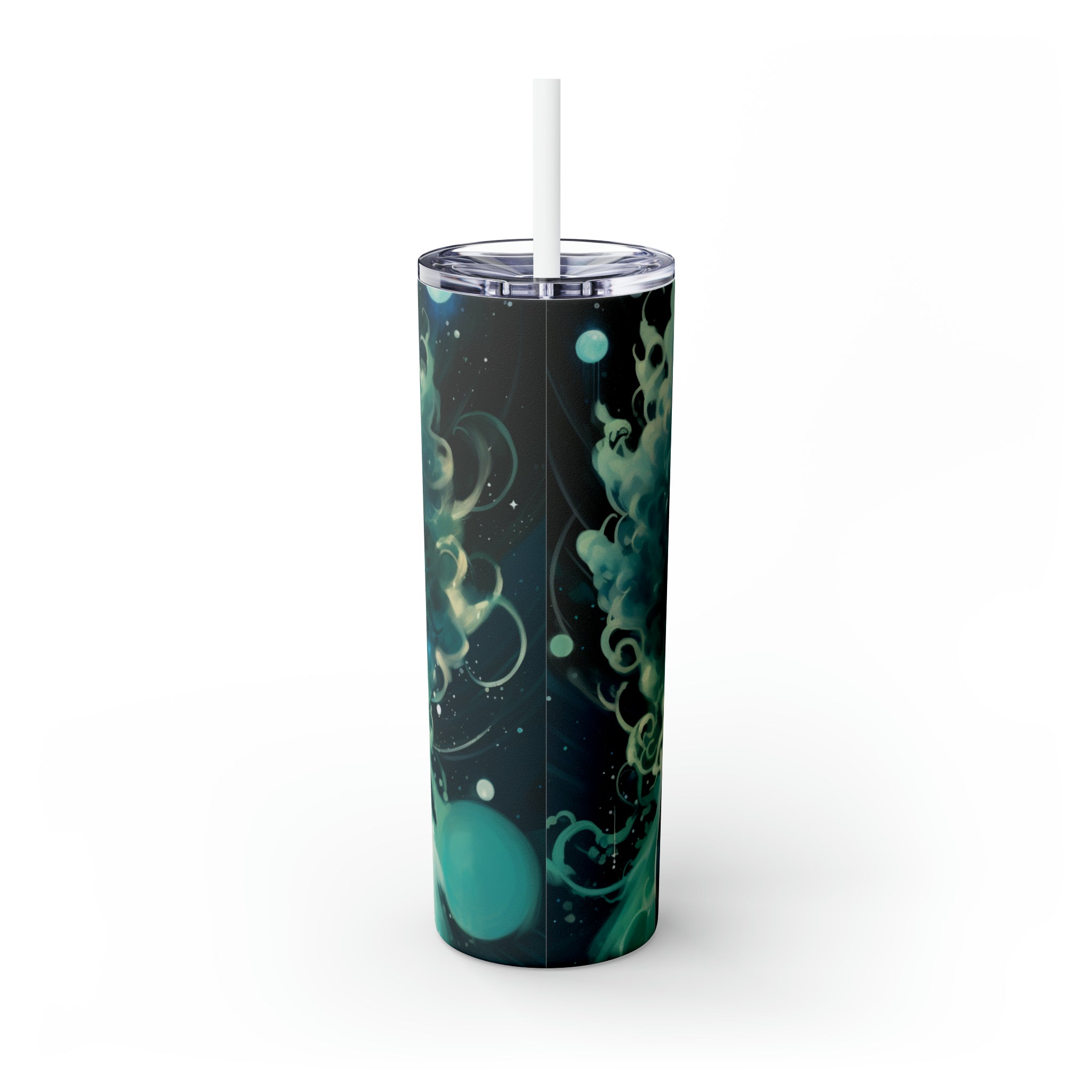 Blue Comet Cutie Skinny Tumbler with Straw, 20oz