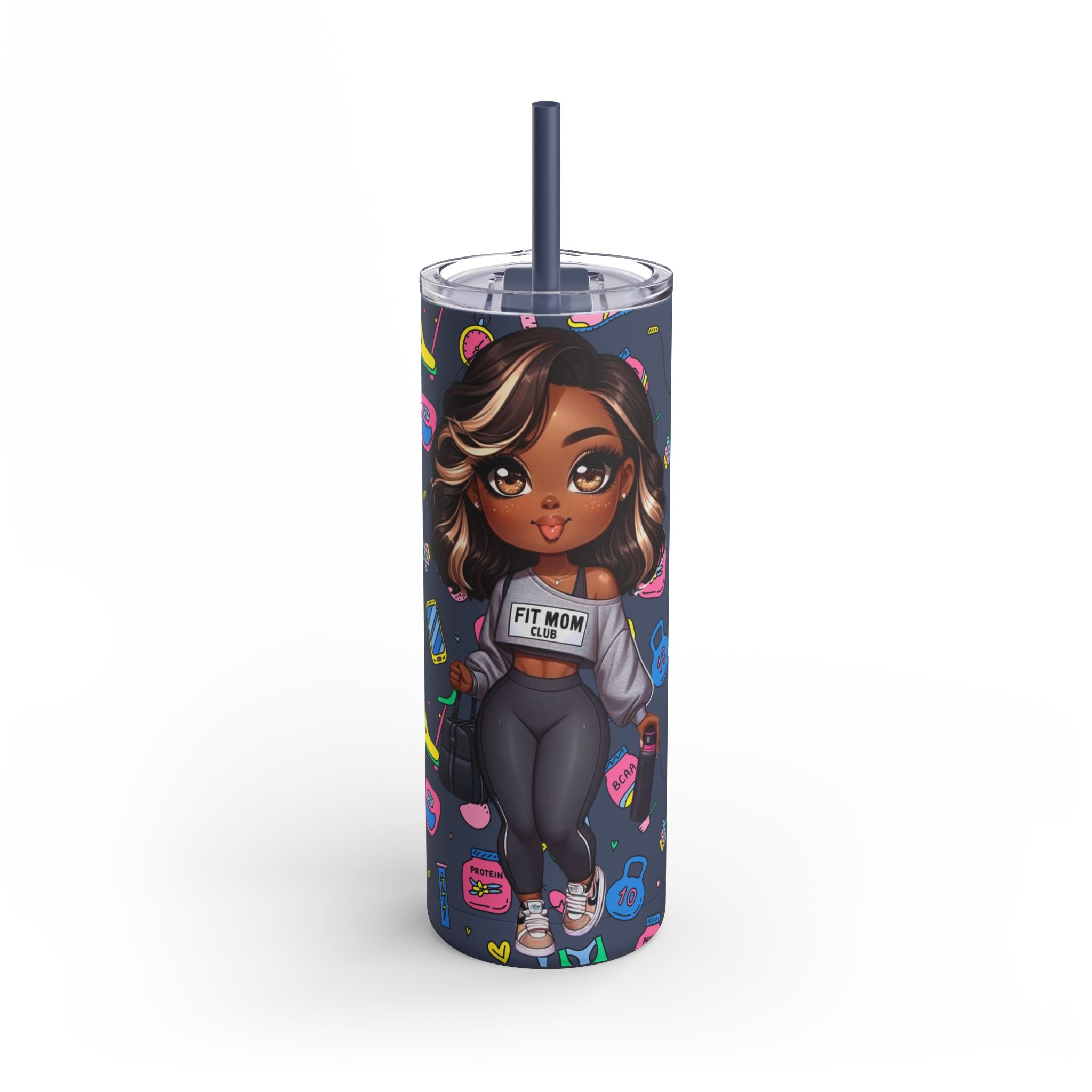 Fit mom club Skinny Matte Tumbler, 20oz