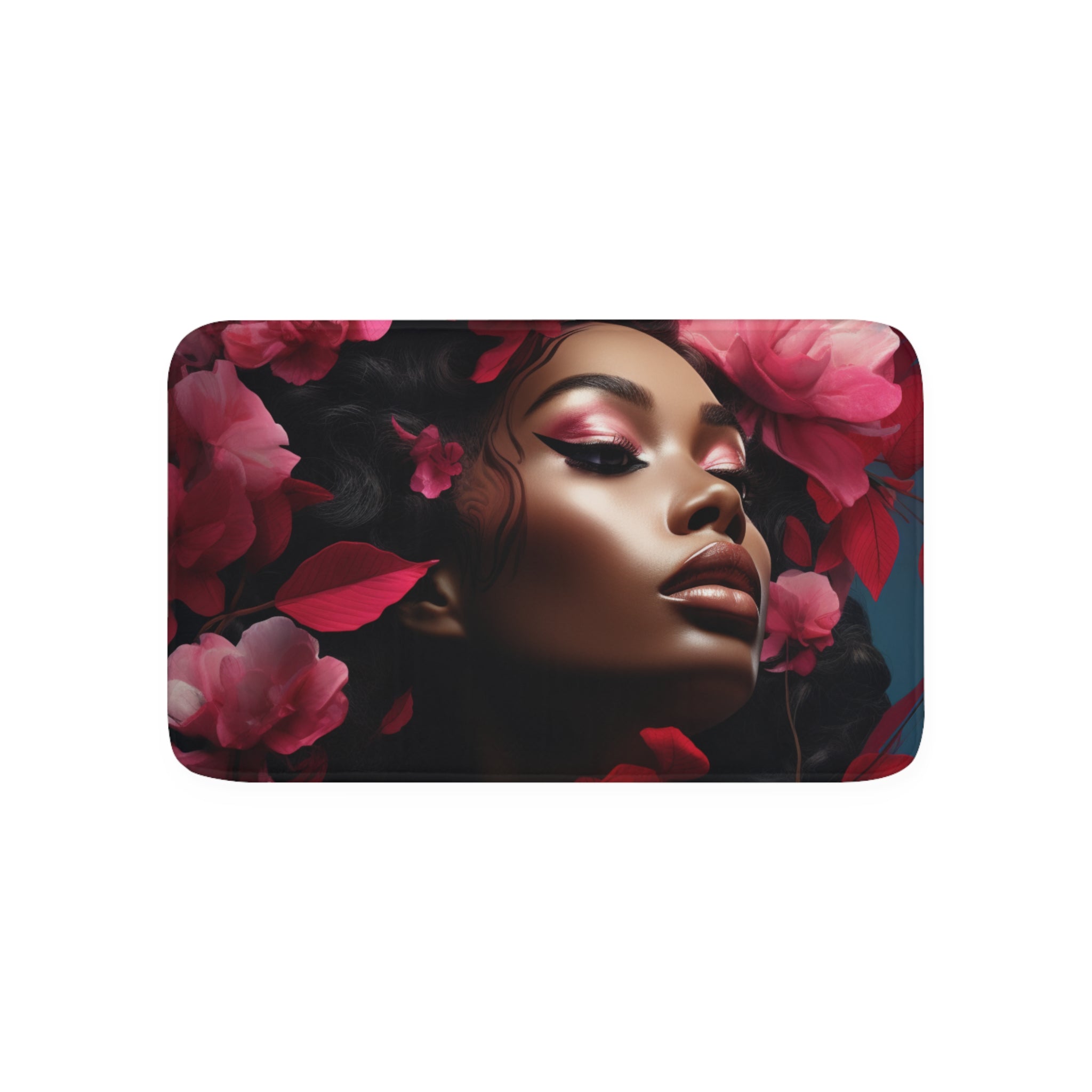 tropical oasis Memory Foam Bath Mat