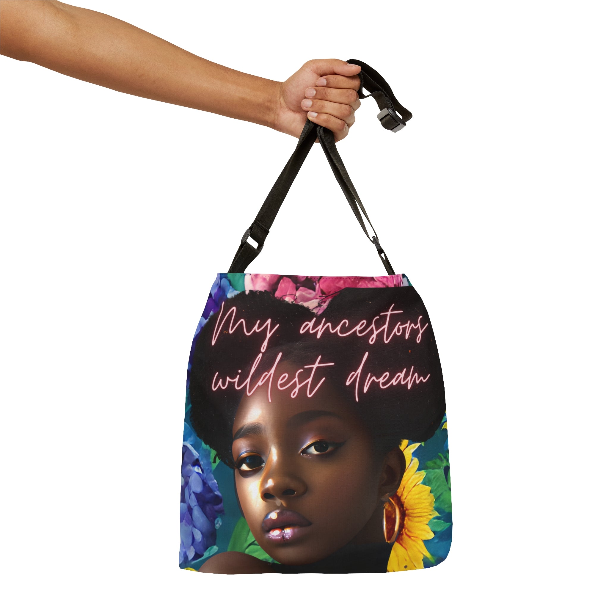 My ancestors wildest dream Adjustable Tote Bag