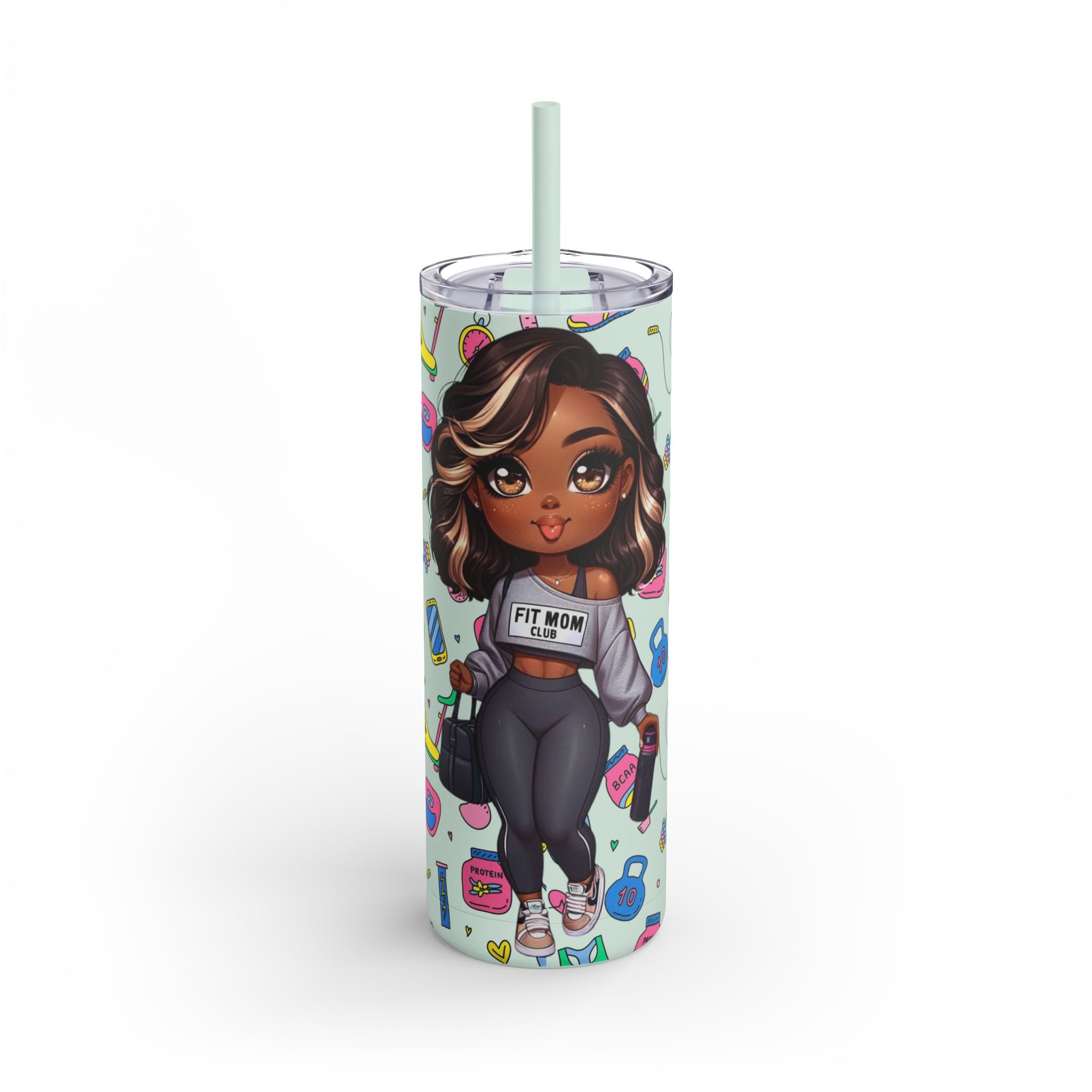 Fit mom club Skinny Matte Tumbler, 20oz