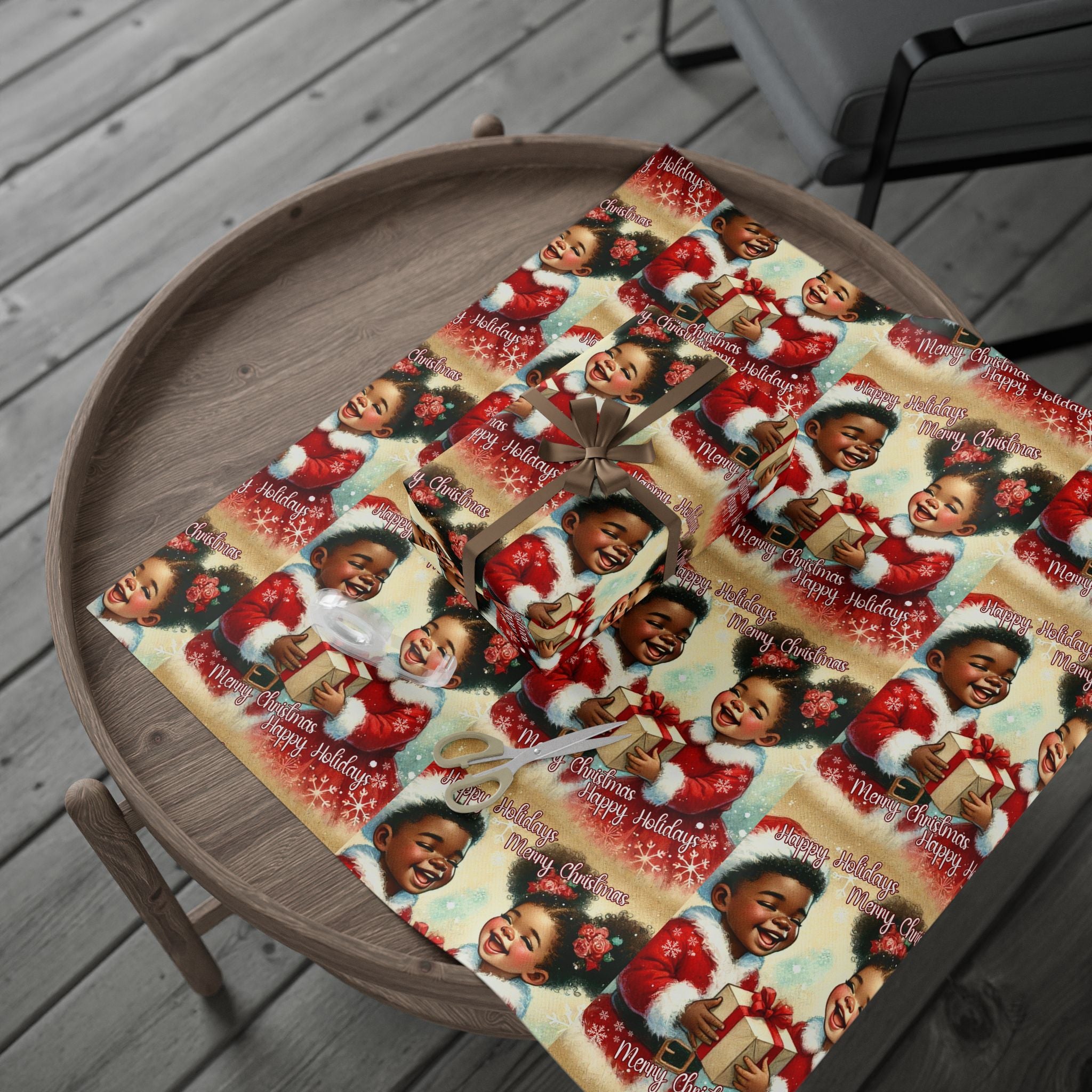 Children's Joy Holiday Wrapping Papers
