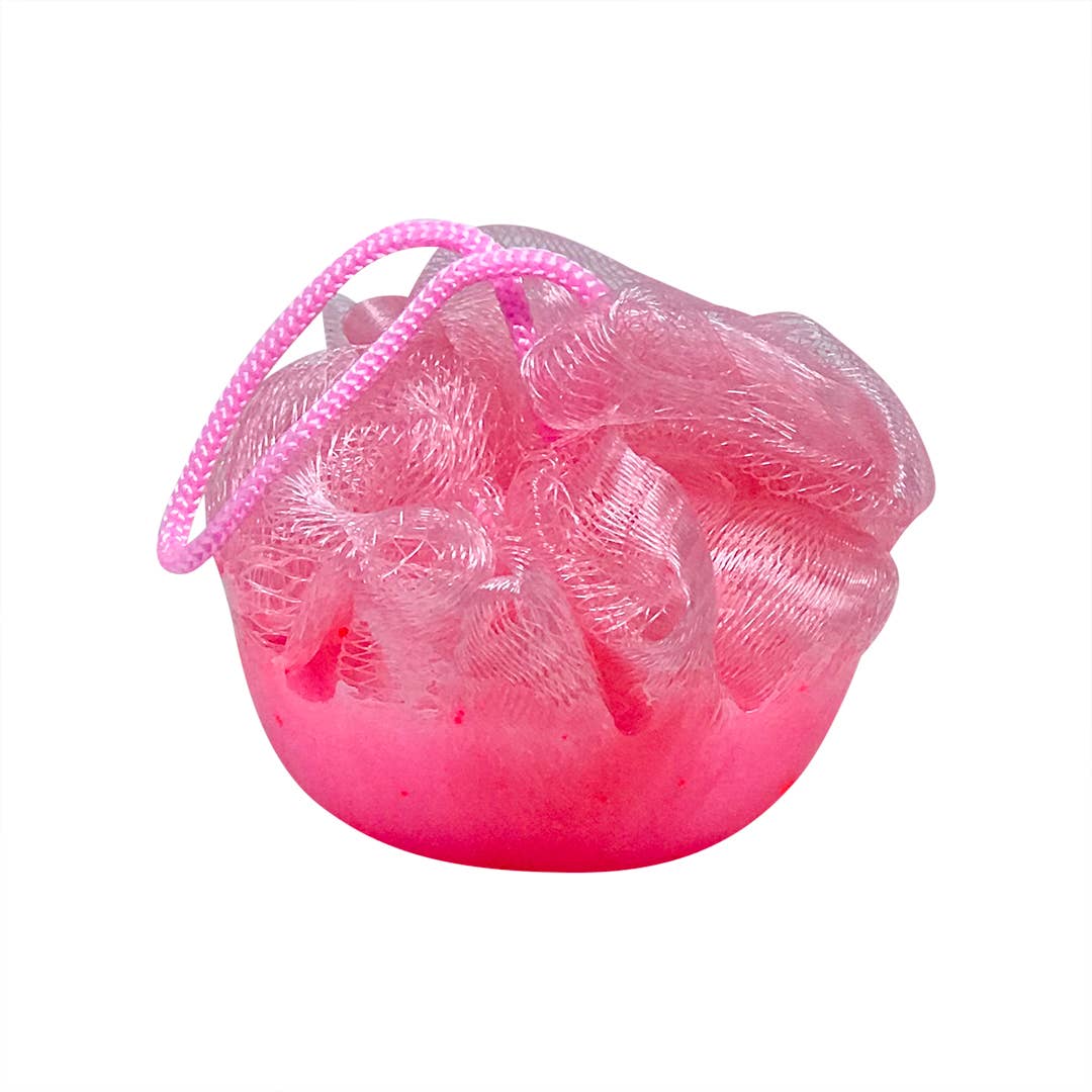 Soap Infused Shower Poufs- Passion Fruit & Orchid