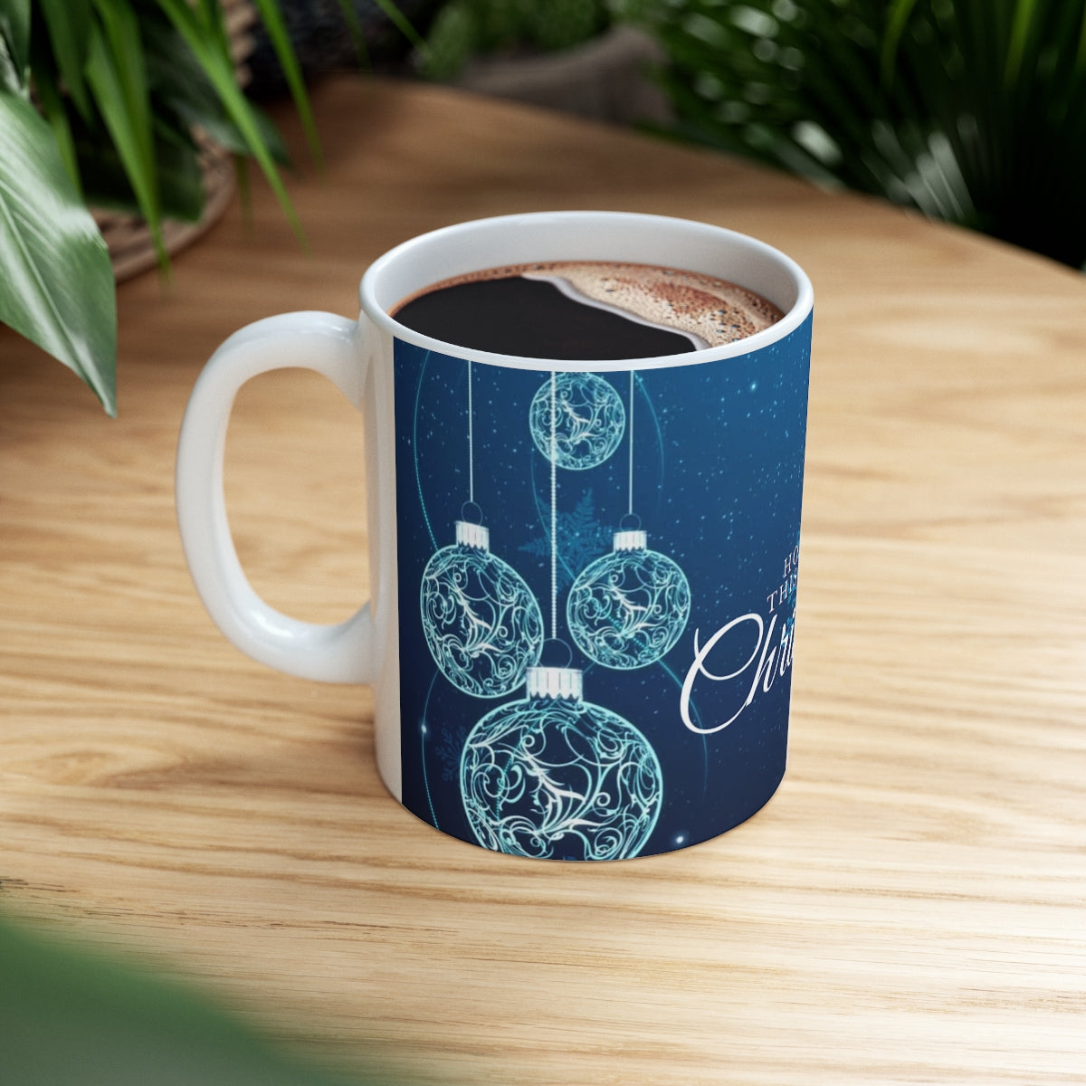 Holiday Santa Ceramic Mug 11oz