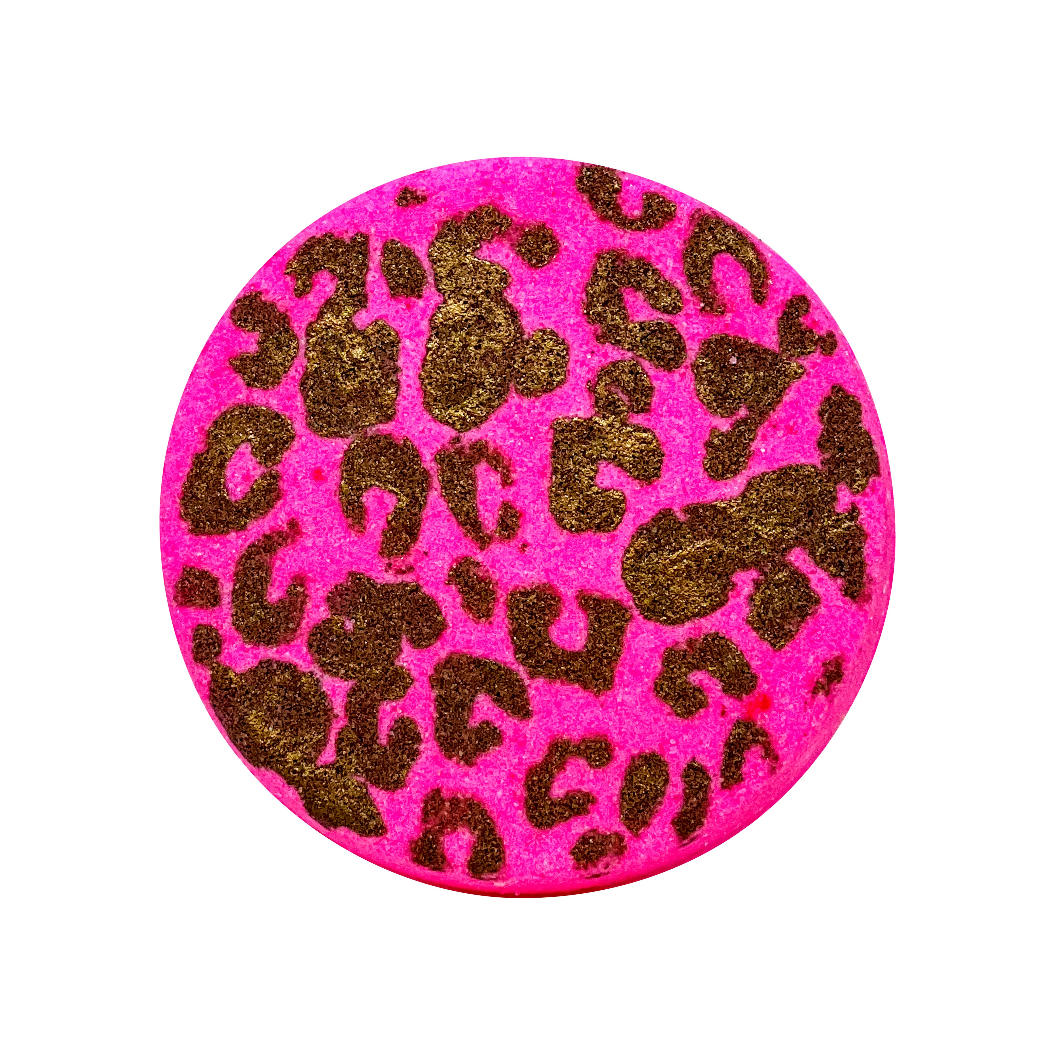 Seeing Spots Leopard Print Summer Bath Bomb-Pink Pomegranate