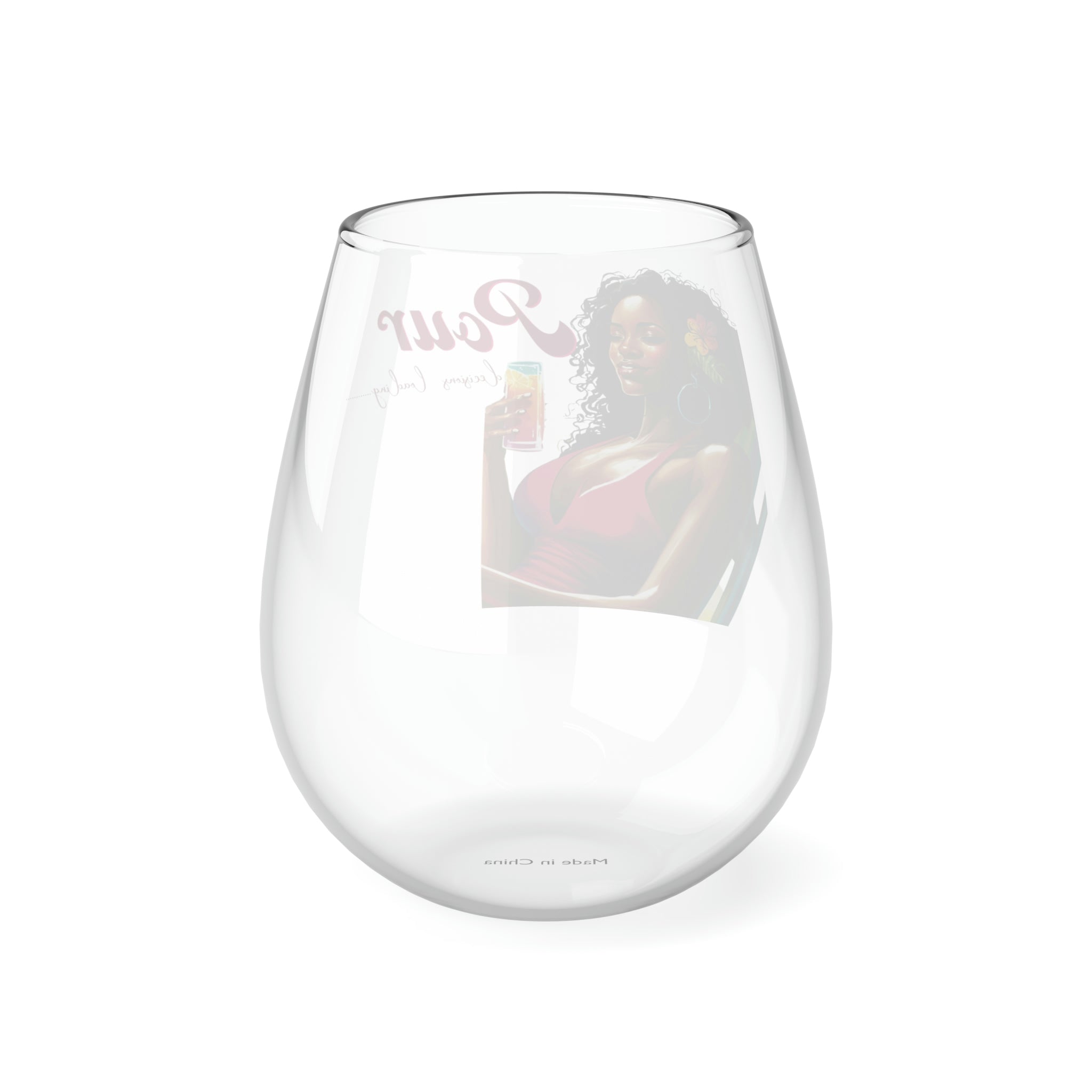 Pour decision Stemless Wine Glass, 11.75oz