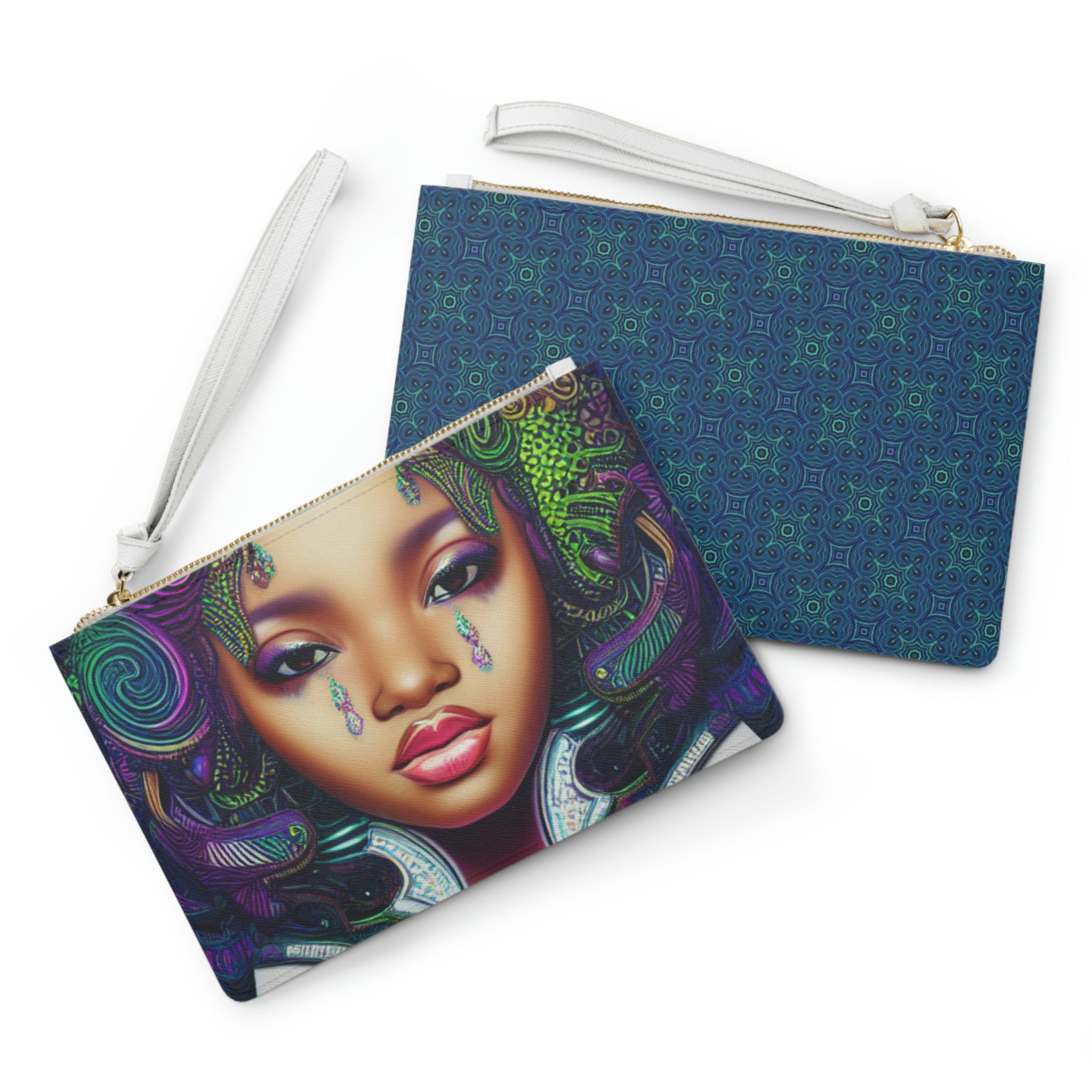 Painted Tears Clutch Bag
