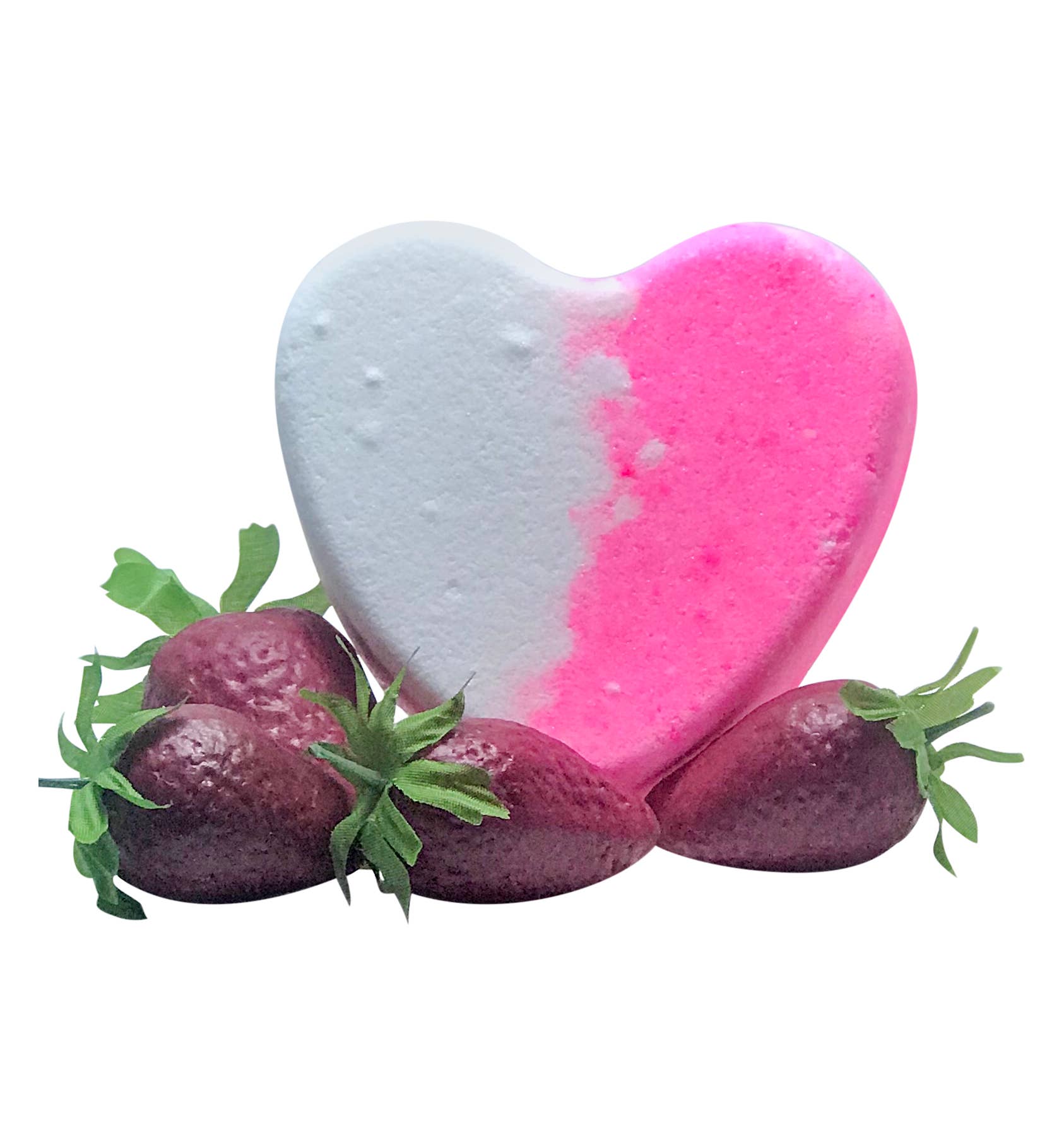 Heartbreaker Valentines Heart Bath Bomb -Strawberry Kiwi
