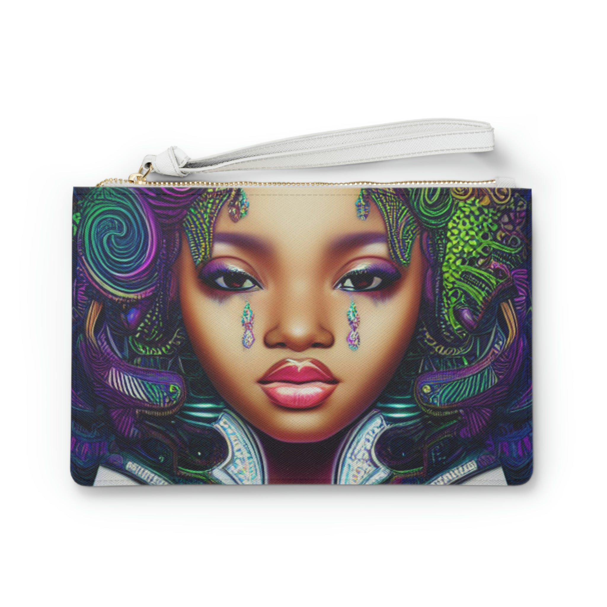 Painted Tears Clutch Bag