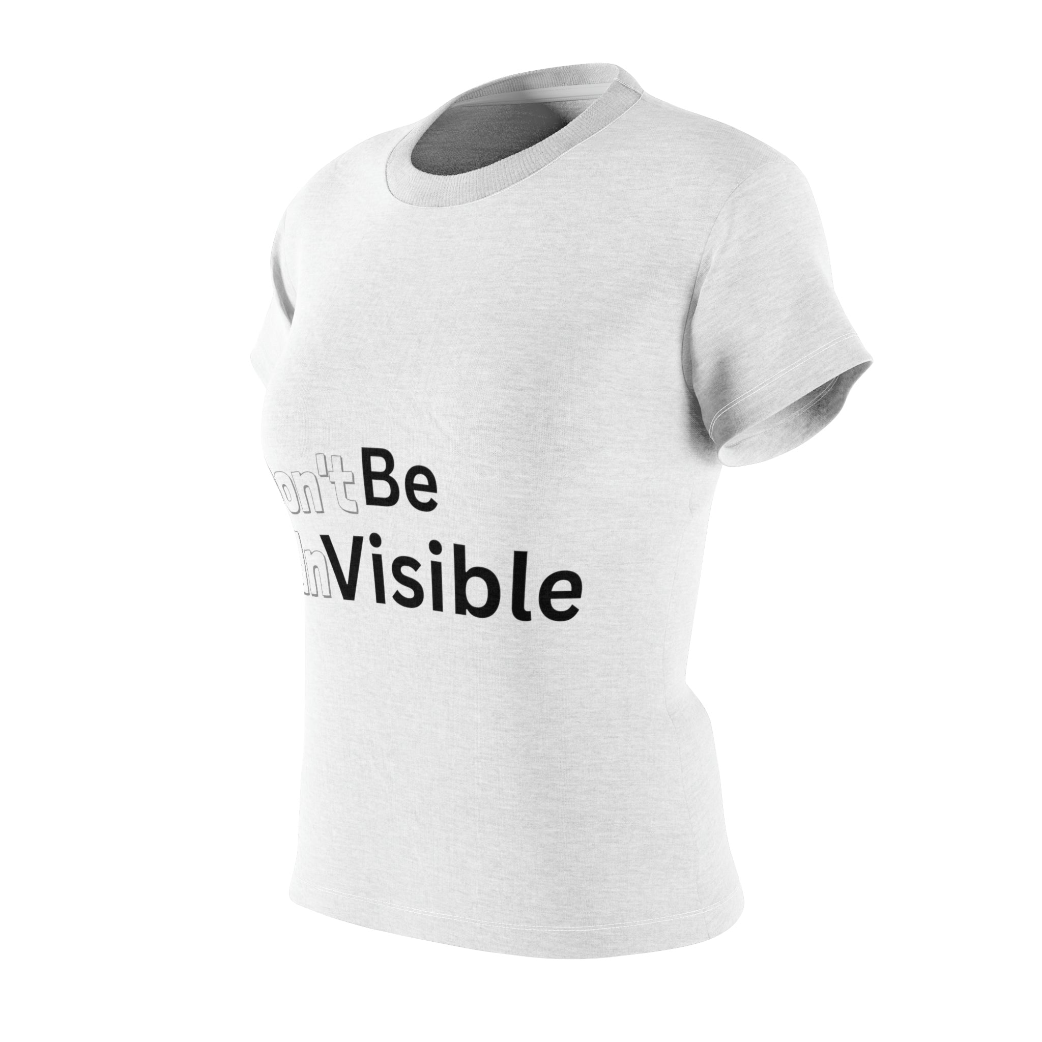 Be visible Women's white Cut & Sew Tee