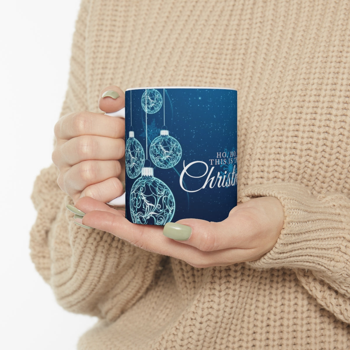 Holiday Santa Ceramic Mug 11oz