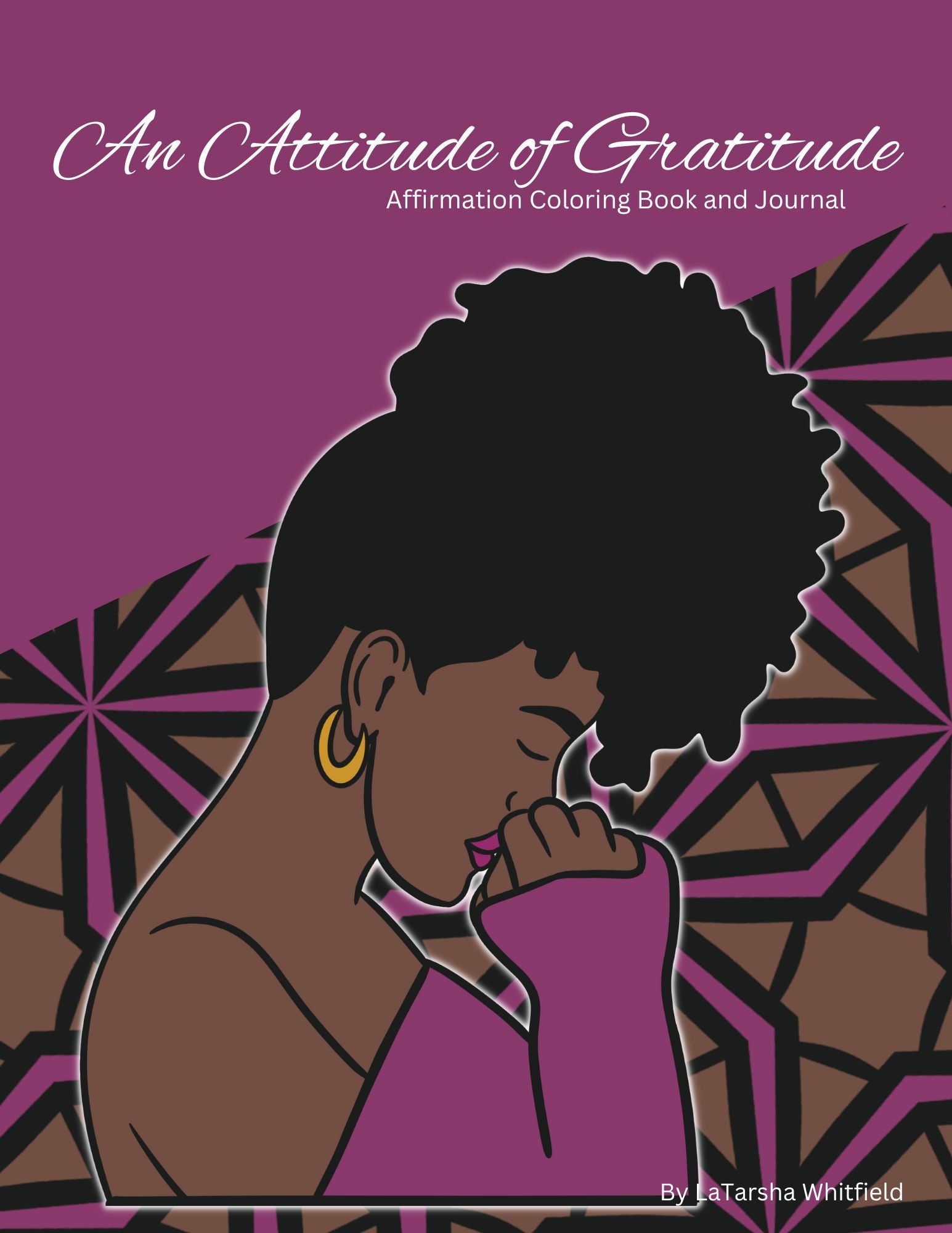 An attitude of Gratitude affirmation coloring book and journal