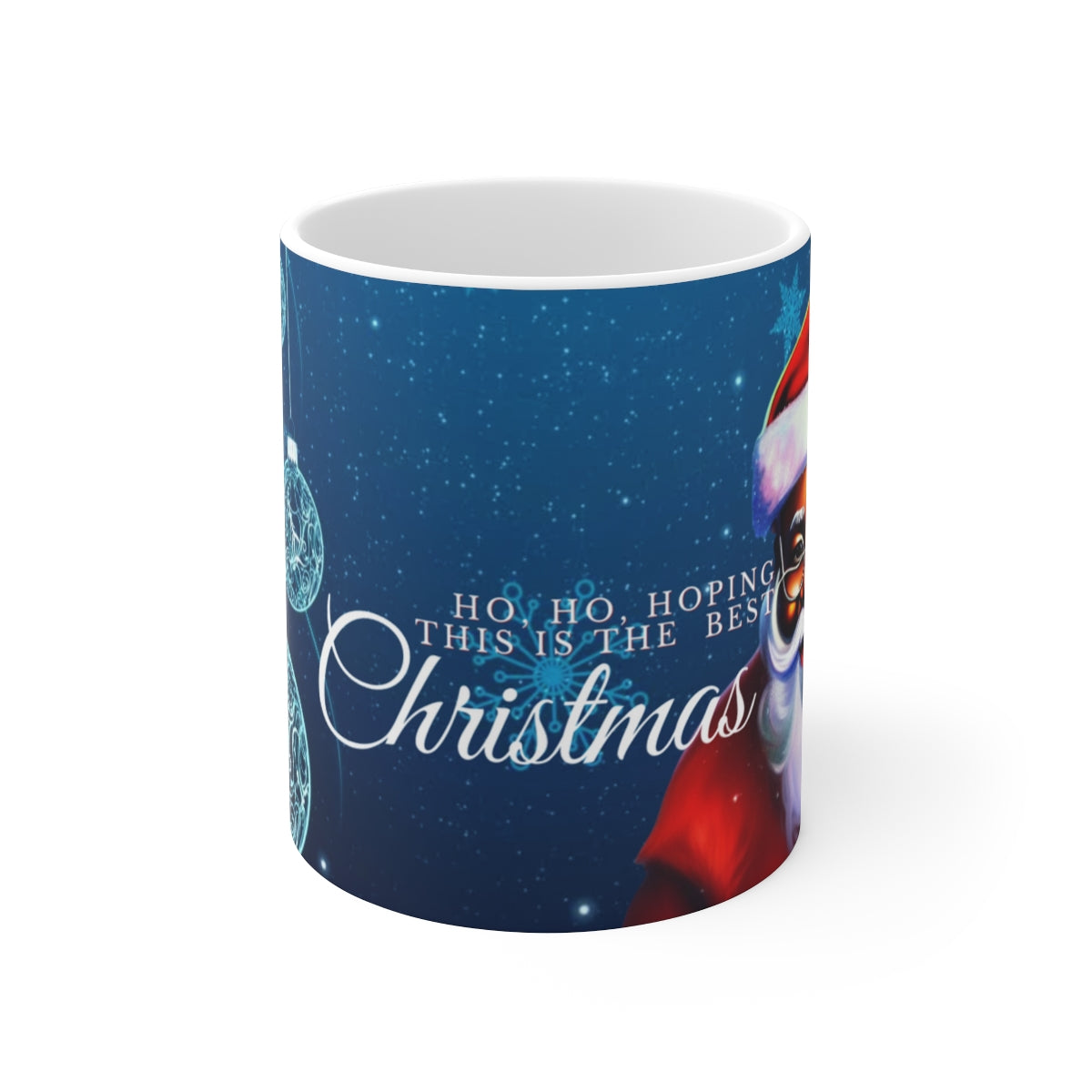 Holiday Santa Ceramic Mug 11oz