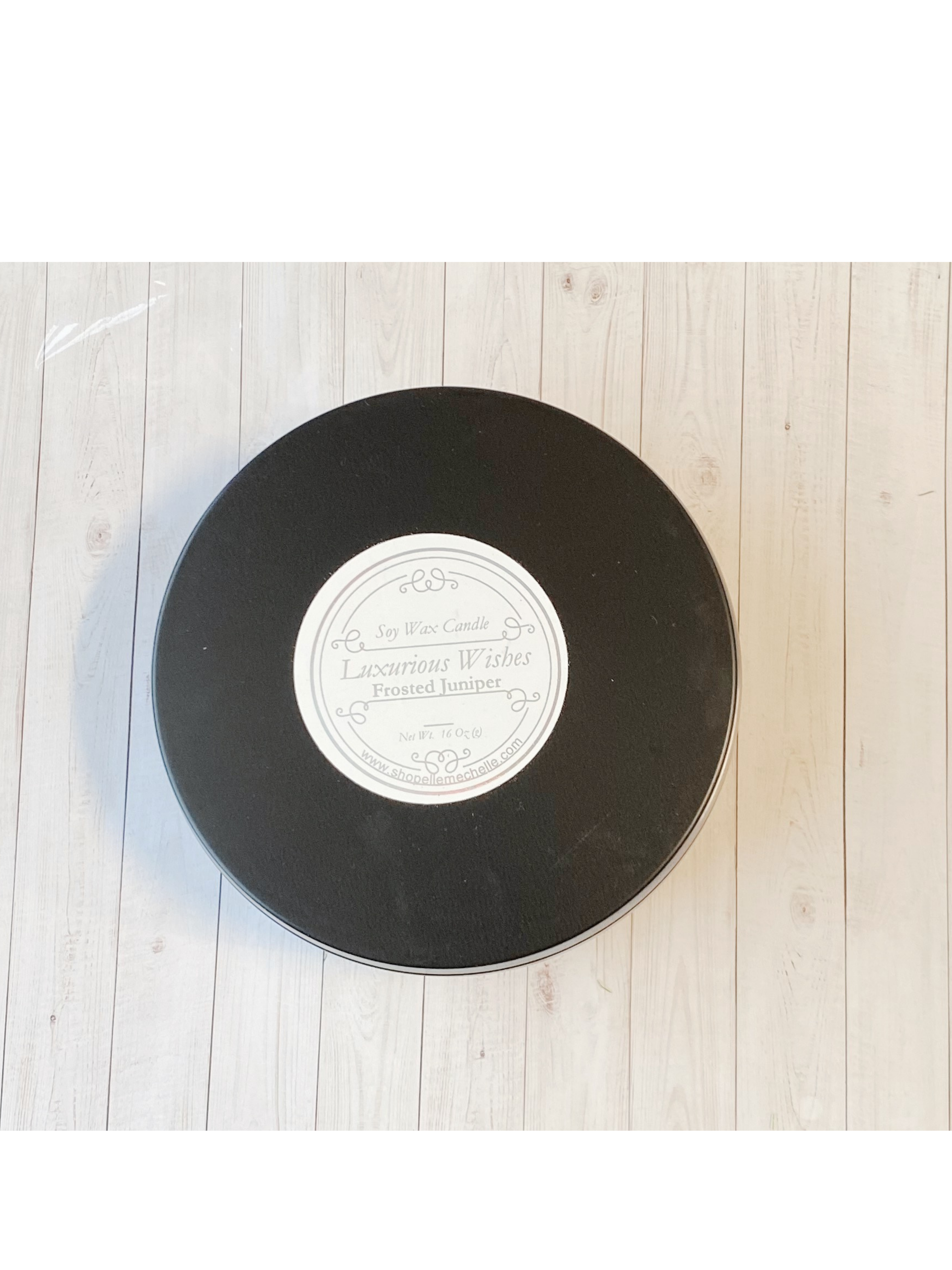 Black Luxe Candle Tins